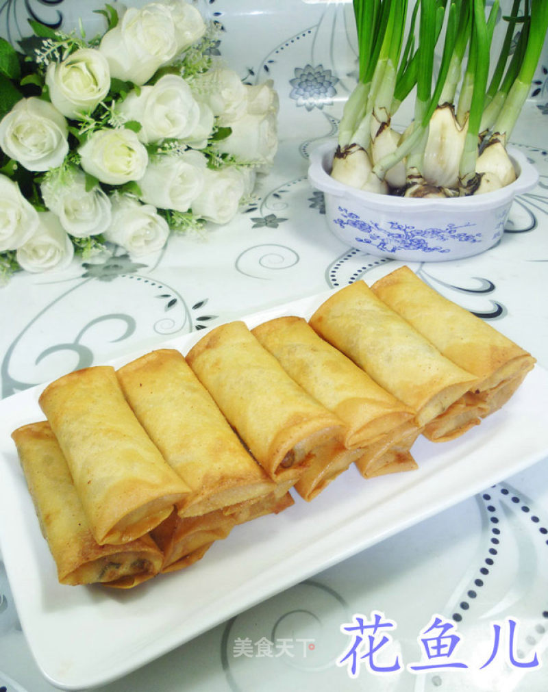 Spring Rolls with Three Fresh Stuffing recipe