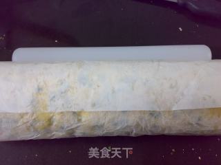 Chive Salad Pork Floss Rolls recipe