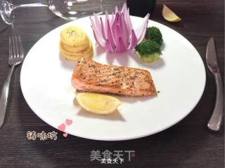 【black Pepper Salmon】 recipe