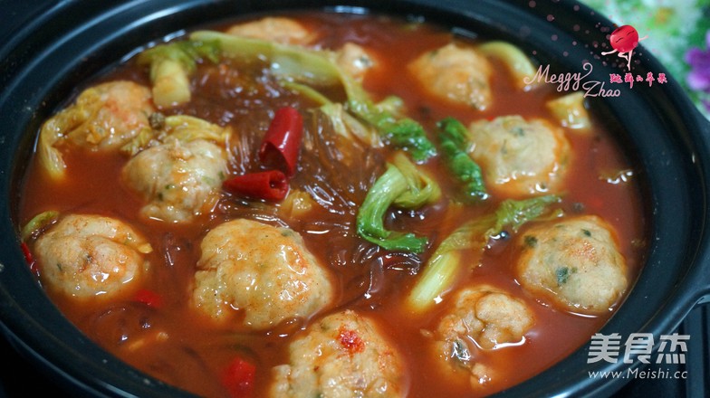 Spicy Fish Ball Hot Pot recipe