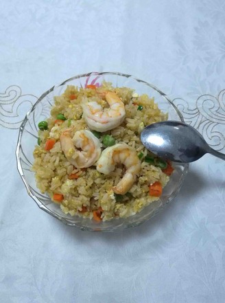 Fried Rice with Shrimp Sauce recipe