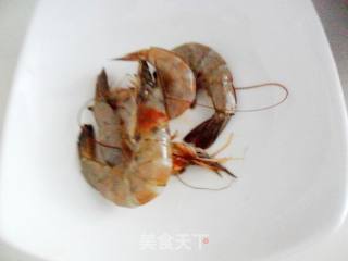Tomato, Egg, Shrimp Noodles recipe