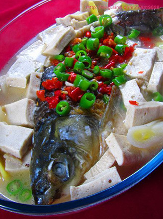 Huxiang Tofu Stewed Fish recipe