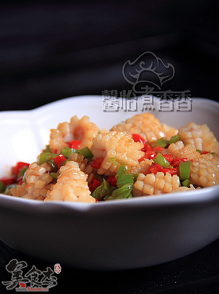 Squid Flower in Oyster Sauce recipe