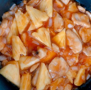 Essential for Fat Reduction Period｜pineapple🍍chicken Breast🐔sweet and Sour recipe