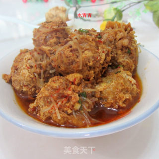 Fish-flavored Vermicelli Lion Head recipe