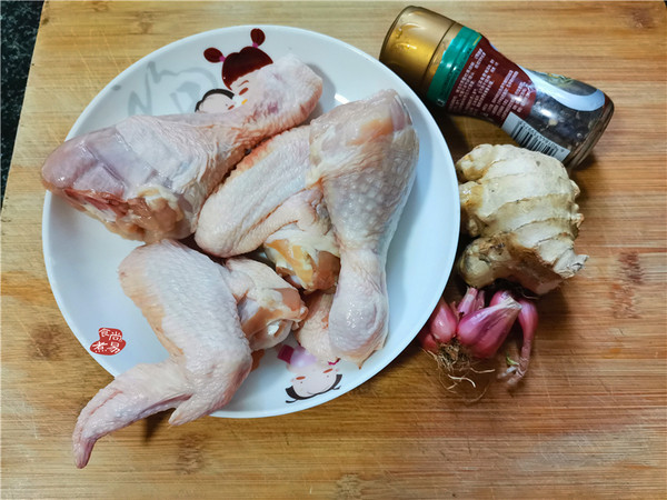 Braised Chicken Drumsticks with Ginger and Green Onion recipe
