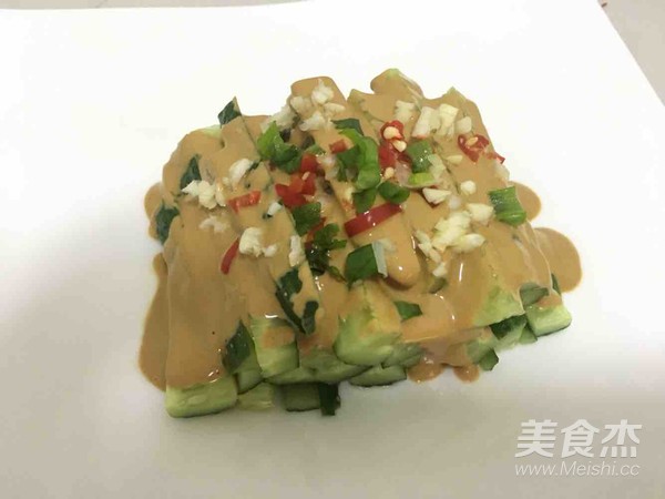 Cucumber with Sesame Sauce recipe