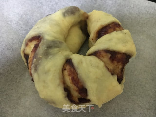 #新良first Baking Contest# Bean Paste Rings Bread recipe