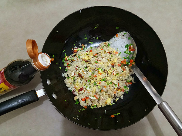 Fried Rice with Garlic Sausage recipe