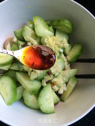 Cucumber Mixed with Dried Bean Curd recipe