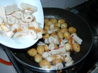 Fish Fillet with Quail Eggs in Soy Sauce recipe