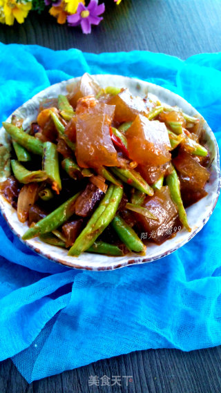 Stir-fried String Bean Jelly recipe