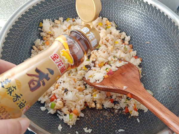 Colorful Chicken Fried Rice recipe