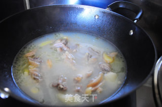 Delicious Matsutake Chai Chicken Soup recipe