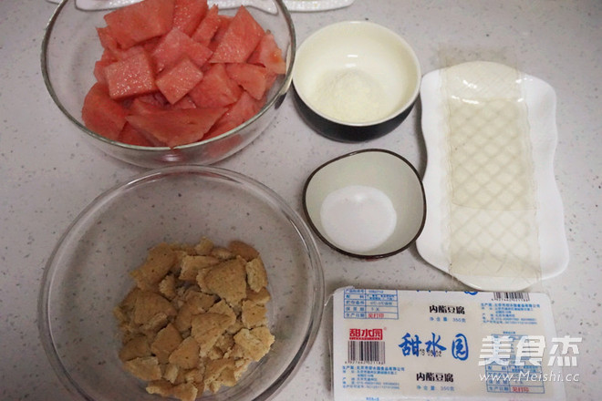 Watermelon Tofu Mousse recipe