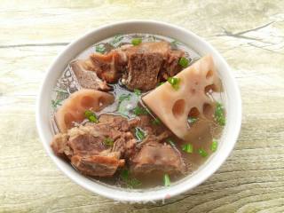 Lotus Root Spine Soup recipe