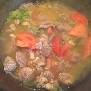Stewed Potatoes with Tomato Sirloin recipe