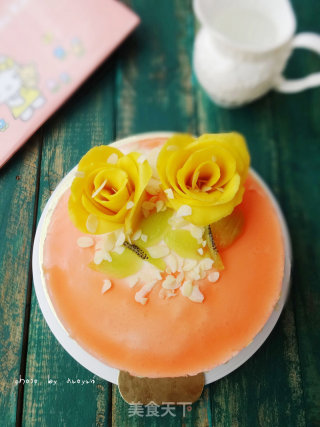 Peach Mousse Cake recipe