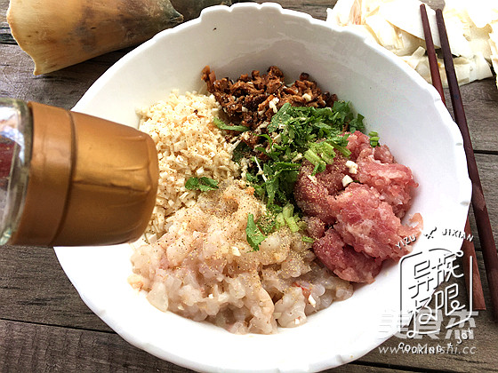 Chaoshan-flavored Shrimp and Bamboo Kueh Dressed in Tortellini recipe