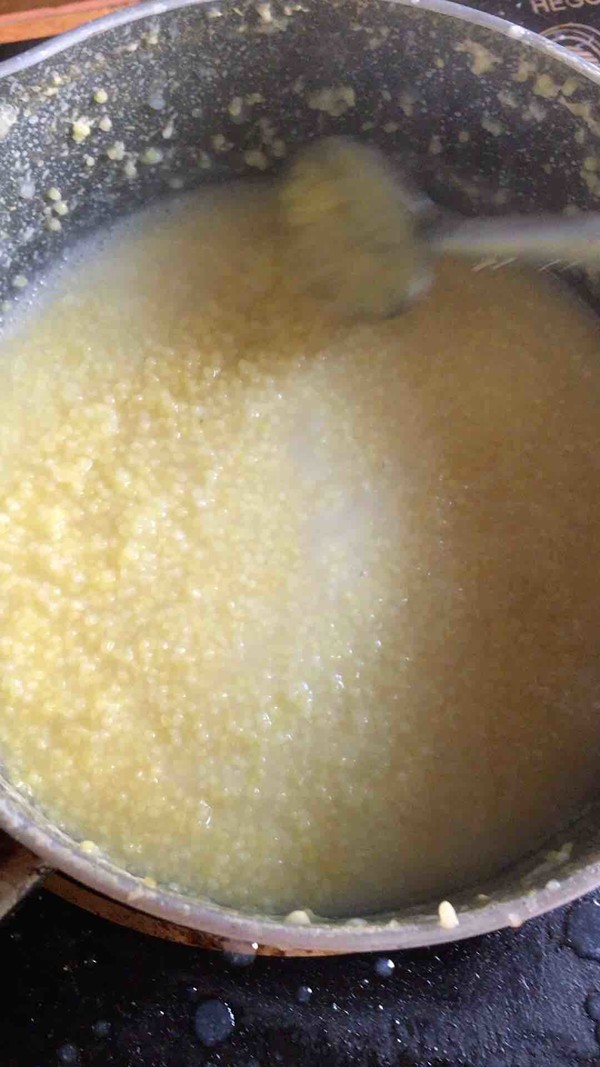 Millet Steamed Custard recipe