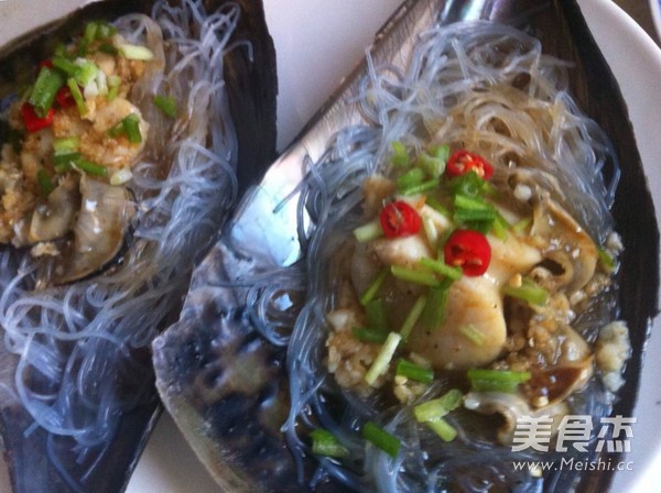 Steamed Scallops with Garlic Vermicelli recipe