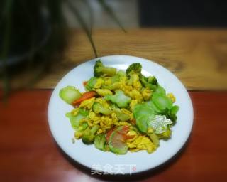 #蛋美食# Fried Broccoli with Eggs recipe