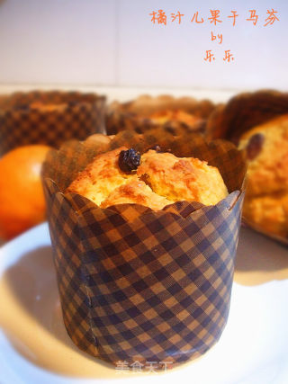 Orange Juice Dried Fruit Muffins (milk-free Formula) recipe