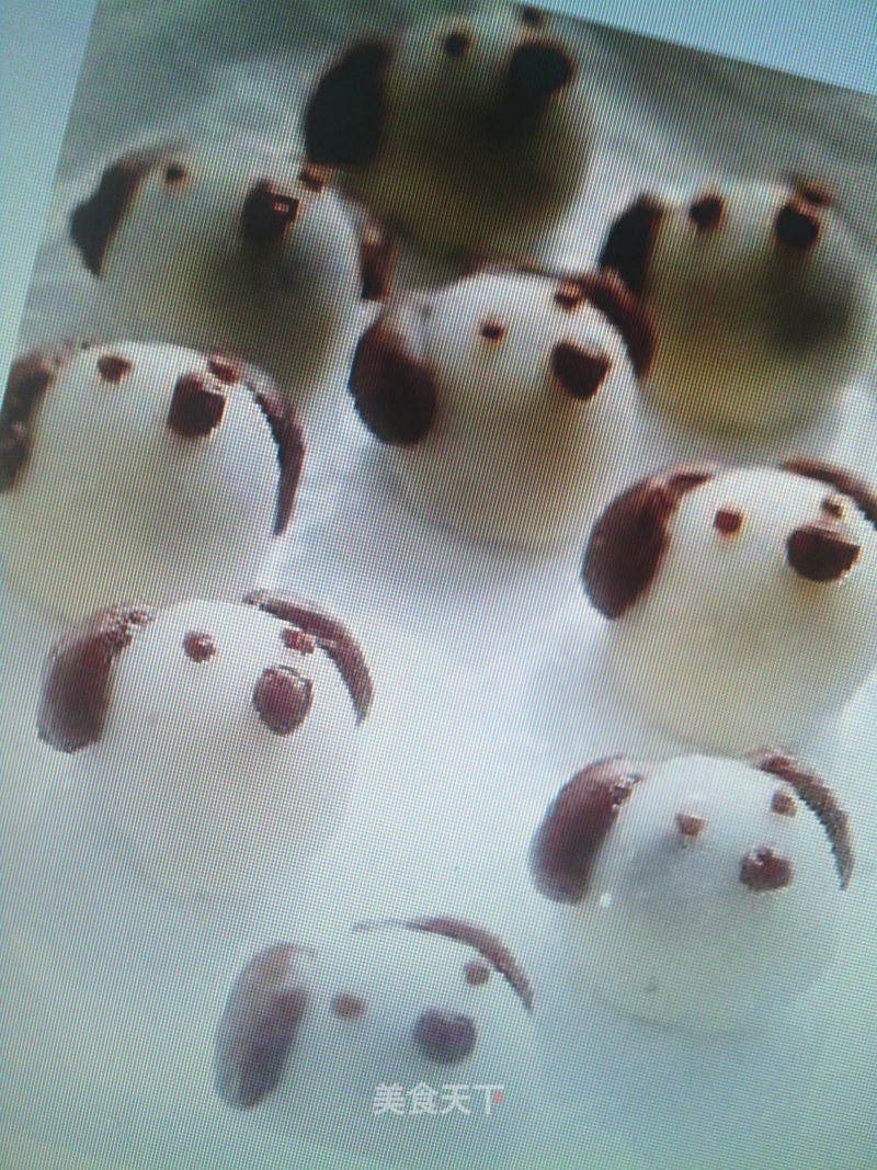 Super Cute Version of Puppy Bean Paste Glutinous Rice Cake recipe