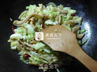 Stir-fried Cabbage with Tripe recipe