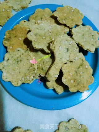 Crispy Seaweed Biscuits~crispy Seaweed Oatmeal Sesame Biscuits recipe