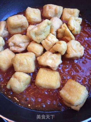 Tomato Sauce Soaked Tofu recipe