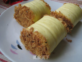 Pork Floss Cake Roll recipe