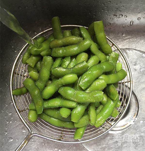 Spicy Cold Edamame recipe