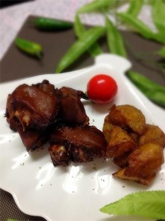 Roasted Potato Trotter recipe