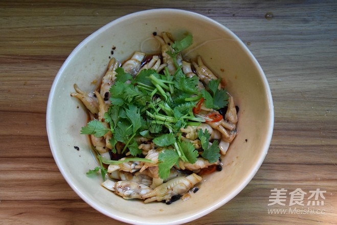Spicy Tempeh with Razor Clams recipe
