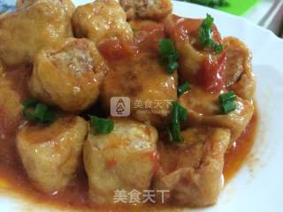 Tofu in Tomato Sauce (full Belly Jinglun) recipe