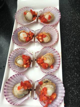 "seafood" Chopped Pepper Scallops recipe