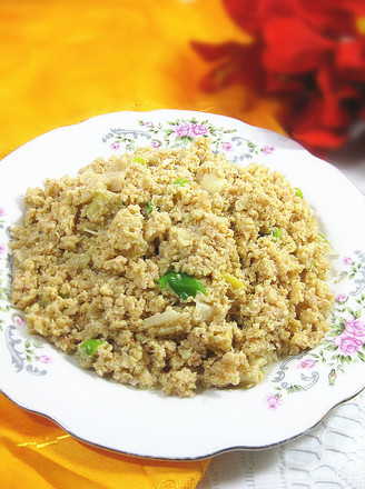 Scrambled Eggs with Mengzi Shrimp recipe