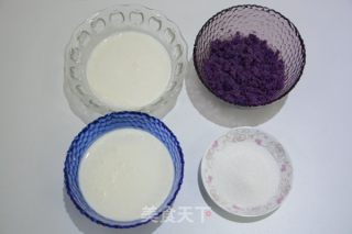 The Practice of Purple Sweet Potato Ice Cream (bread Machine Makes Ice Cream) recipe
