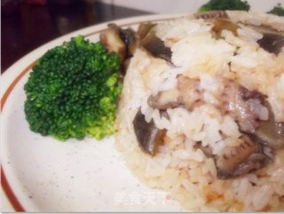 Autumn and Winter Food Tonic Ginger Eel Baked Rice recipe