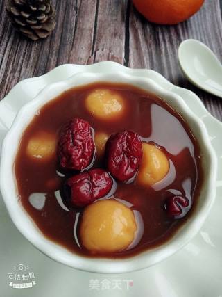 Red Dates and Red Beans Boiled Glutinous Rice Balls recipe