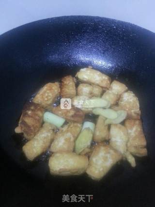 Stir-fried Tofu with Peach Gum recipe