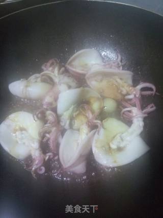 Fried Braised Squid recipe