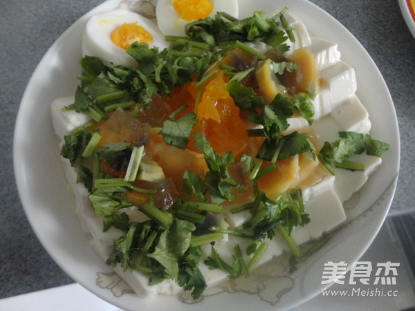 Double Egg with Tofu recipe