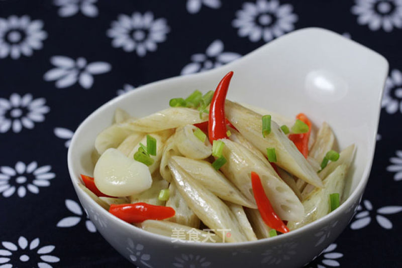 Hot and Sour Lotus Root Strips recipe