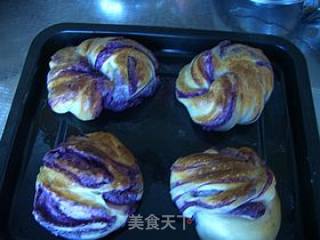 Purple Sweet Potato Coconut Bread recipe