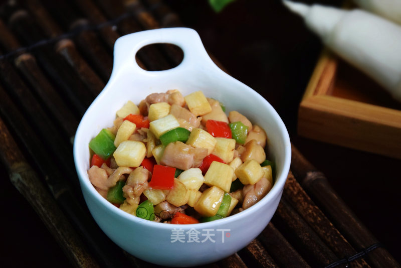 Stir-fried Chicken with Rice White recipe