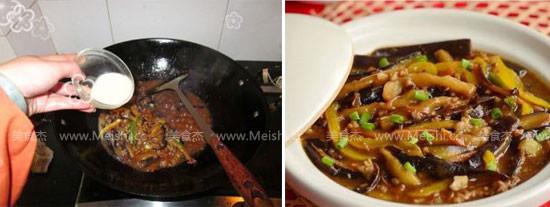 Colorful Fish Fragrant Eggplant Claypot recipe