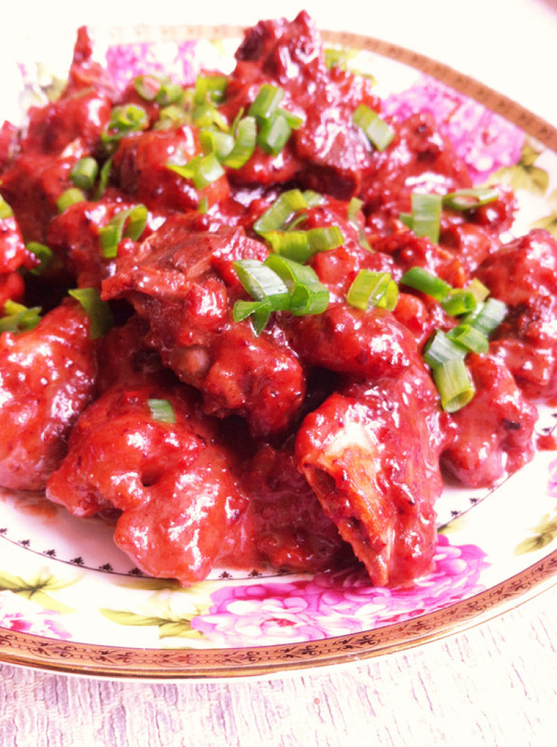 Ribs with Rose Fermented Bean Curd recipe